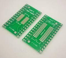 Плата-переходник SO/SSOP/SOIC/MSOP TSSOP28/TSSOP20 DIP-28