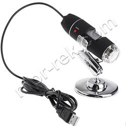 Цифровий мікроскоп USB Magnifier SuperZoom 0-1600X з LED-підсвіткою