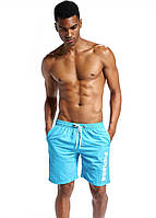 Мужские шорты на лето Fitness Eussieinq Голубой