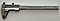Штангенциркуль ZIIU мод.150 (0-100 мм/0.05 мм) металевий двосторонній із глибиноміром 0150 6 001011 Болгарія, фото 2