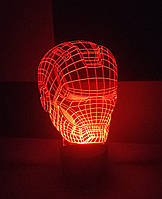 Съемная пластина с рисунком к ночнику, Шлем Железного человека