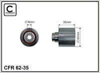 Ролик поддерживающий ремня ГРМ 40х8х35 038109244J 62-35 1221491 038109244N CAFFARO 1,9 BXE Октавия