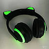 Бездротові Bluetooth-навушники Cat Ear ZW-19 котячі вушка світяться 7 кольорів підсвітки, фото 3
