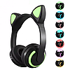 Бездротові Bluetooth-навушники Cat Ear ZW-19 котячі вушка світяться 7 кольорів підсвітки, фото 5