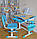 Дитяча парта та стілець розтискачі FunDesk Piccolino + лампа + підставка, фото 2