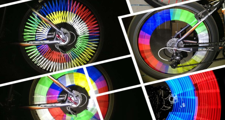 Отражатели на спицы велосипеда (светоотражающие трубки / полоски / палочки) (6 цветов) - фото 2 - id-p38806836