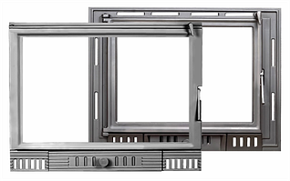 Дверцята та скло для камінів та печей