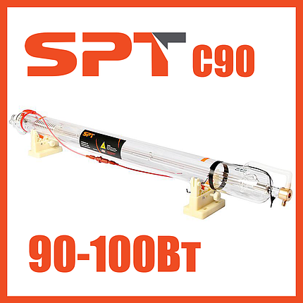 Лазерна трубка SPT С90 90-100Вт. D80мм, L1250мм, фото 2