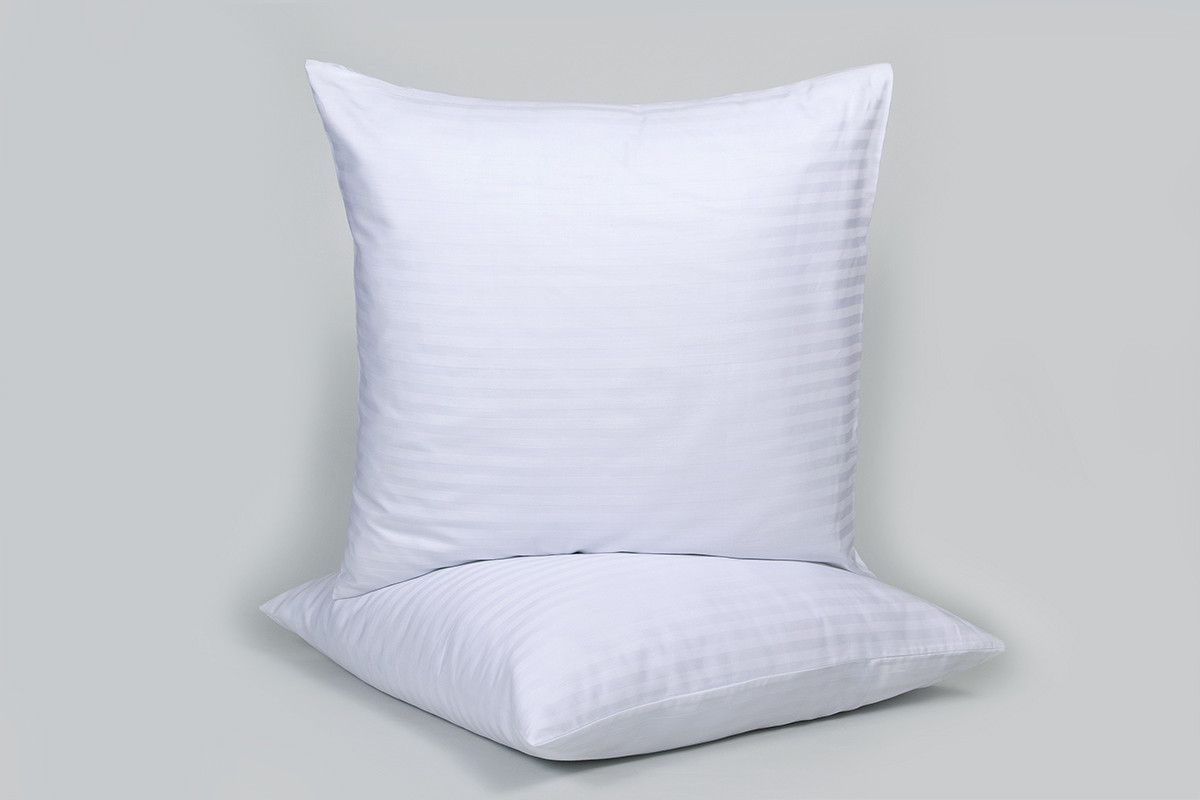 Наволочка Lotus Готель - Сатин Страйп 1*1 білий 70*70 (1шт) оптом, фото 1