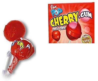 Цукерки Fini Pop Cherry Gum, 16 р, фото 2