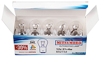 Автолампы MITSUMORO 12V P21/4W BAZ15d (1шт.)