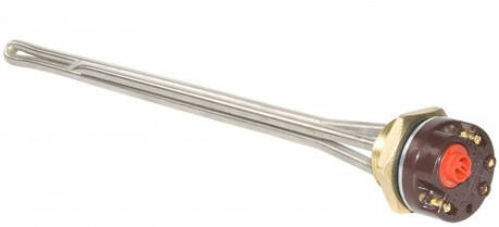 Тен радіаторний 0,8 квт (чугінні батареї), різь 11/4, Туреччина + терморегулятор Isitan, фото 1