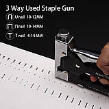 Степлер меблевий регульований 3 в 1, 4-14 мм, 6" Harden Tools 620803, фото 3