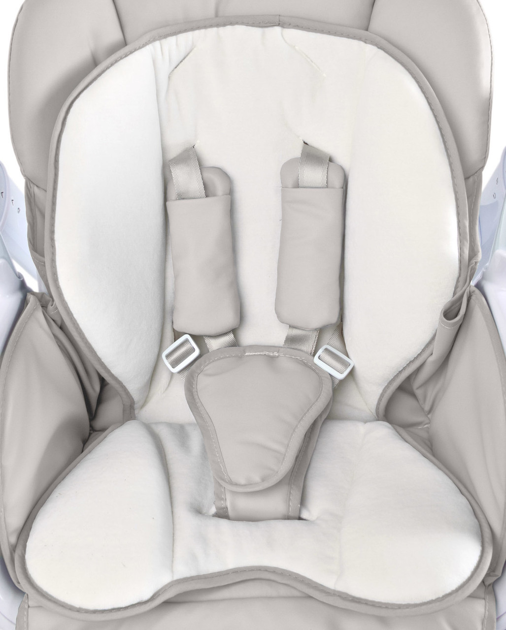 Стульчик для кормления + качель 2 в 1 Caretero Indigo Light Grey - фото 4 - id-p1111016389