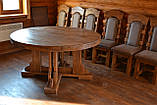 Стіл обідній круглий, фото 2