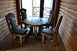 Стіл обідній круглий, фото 3