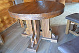 Стіл обідній круглий, фото 4