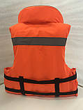 Страхувальний жилет із коміром і блискавкою до 50 кг., фото 4