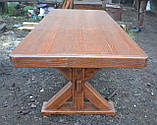 Стіл обідній дерев'яний, фото 4