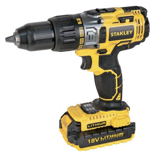 Дриль-шуруповерт STANLEY STDC18LHBK