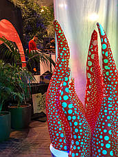 Надувна декорація язики полум’я 200 см з повітродувкою для сцени та заходів, фото 4