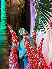 Надувна декорація язики полум’я 200 см з повітродувкою для сцени та заходів, фото 5