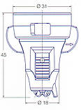 Розпилювач IDTA 120-05 С інжекторний (кераміка), фото 2