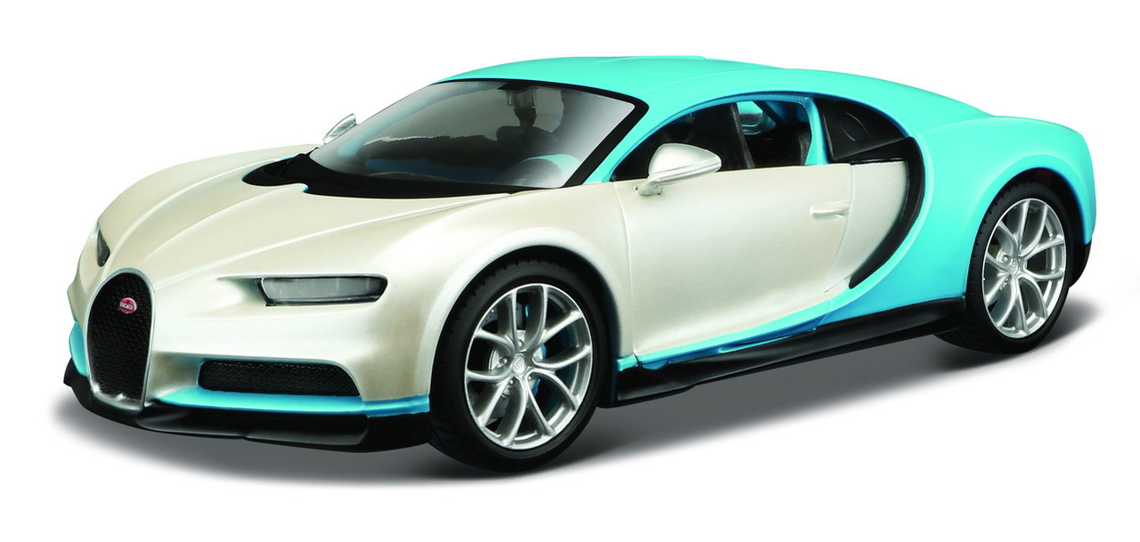 Maisto Автомодель (1:24) Bugatti Chiron біло-блакитний - тюнінг