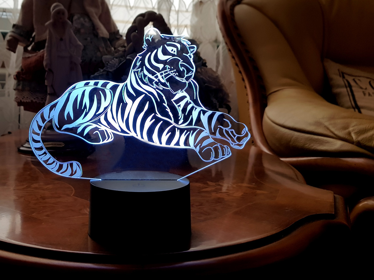 3D світильник нічник з пультом "Тигр" 3DTOYSLAMP