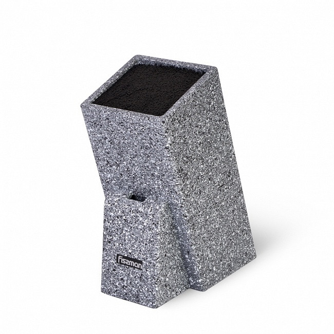 Підставка універсальна з пластику 11х11х26см для кухонних ножів та ножиць Fissman, фото 1