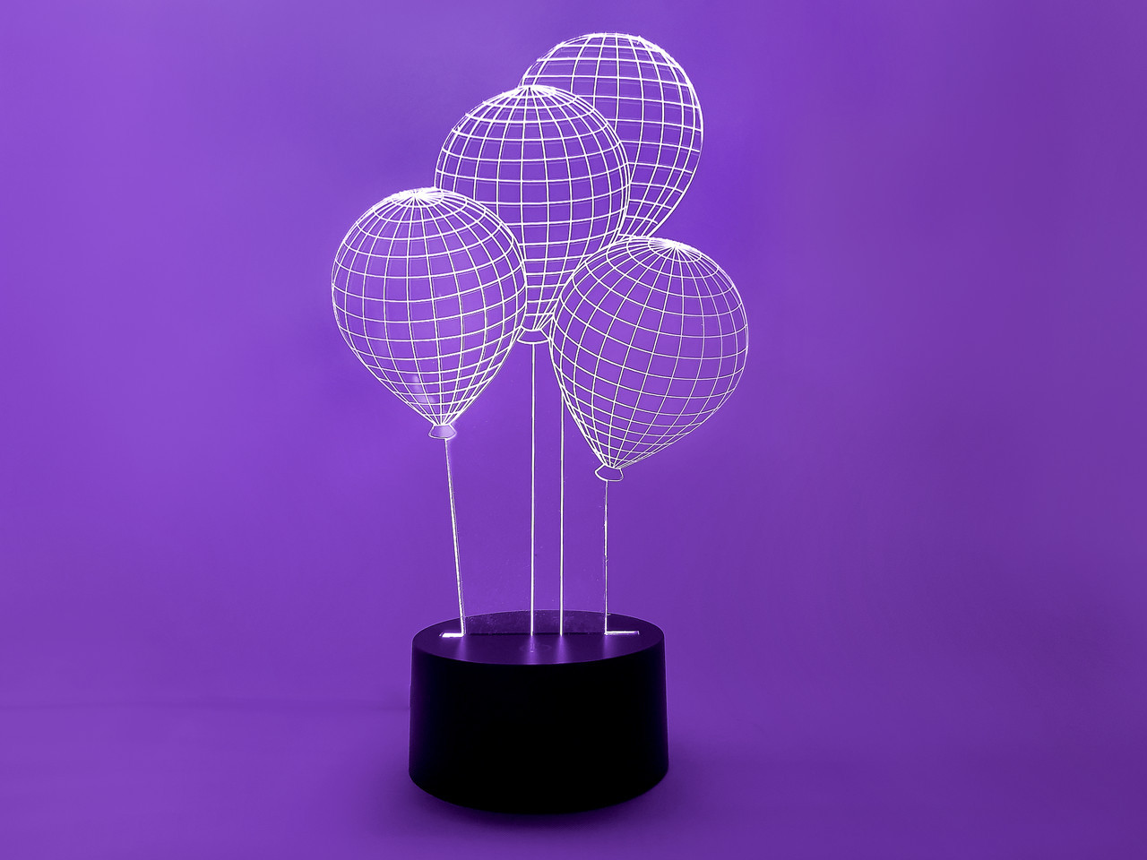 Змінна пластина для 3D світильників "Кульки" 3DTOYSLAMP, фото 1