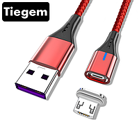 Магнитный кабель для зарядки USB - Micro USB / микро ЮСБ зарядный провод шнур для телефона смартфона A542CR