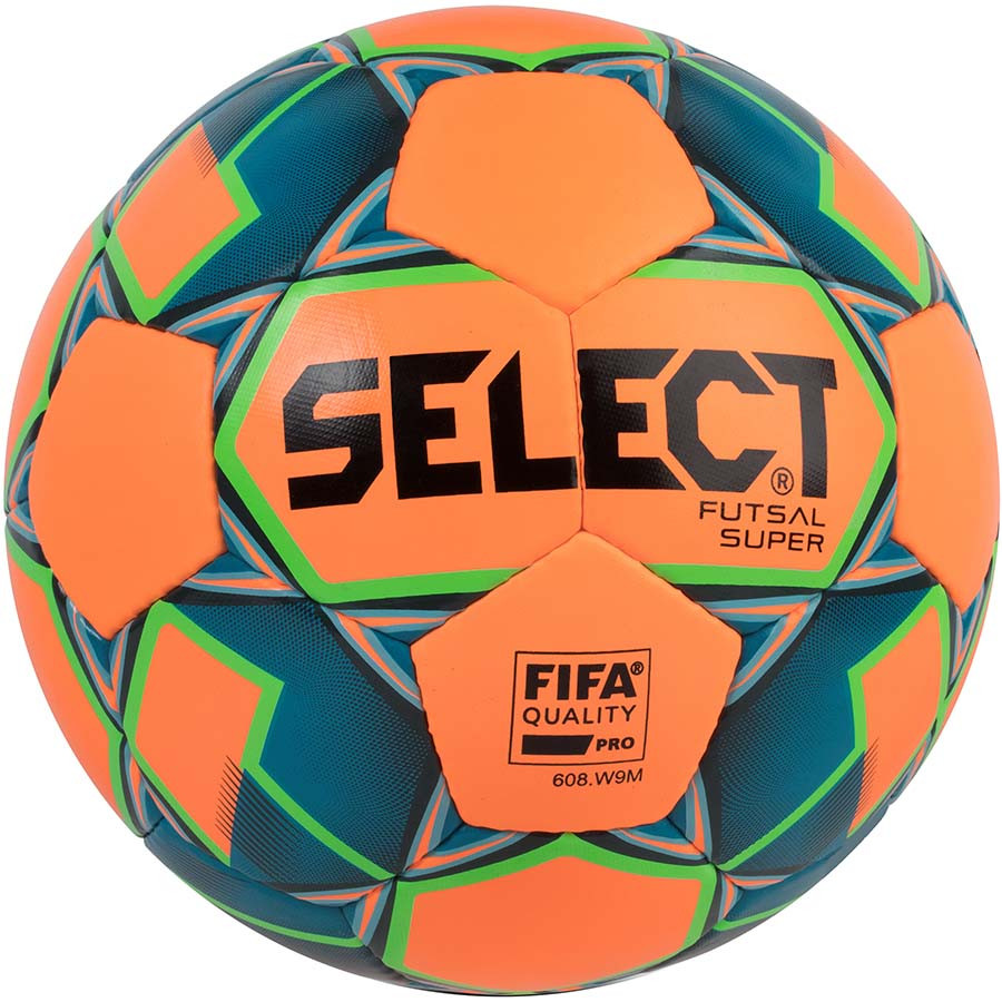 М'яч футзальний Select Futsal Super FIFA NEW розмір 4 оранжево-синій