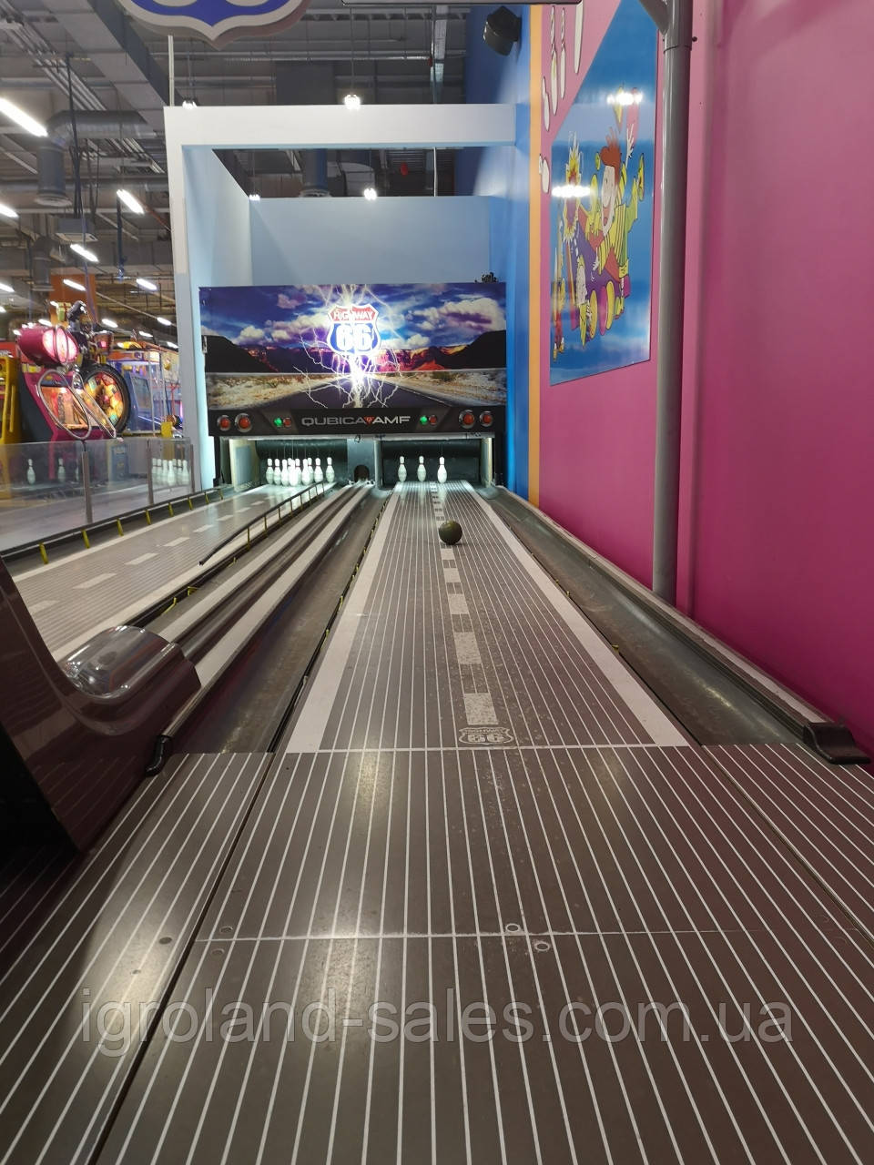 Атракціон міні Боулінг Qubica High Way 66, фото 1