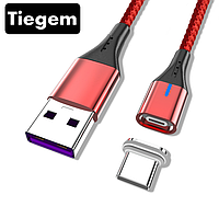 Магнітний кабель для швидкого заряджання, передачі даних USB - Type-C зарядний дріт для телефону смартфона R1R