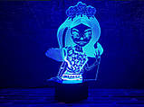 Змінна пластина для 3D світильників "Монстер Хай 2" 3DTOYSLAMP, фото 3