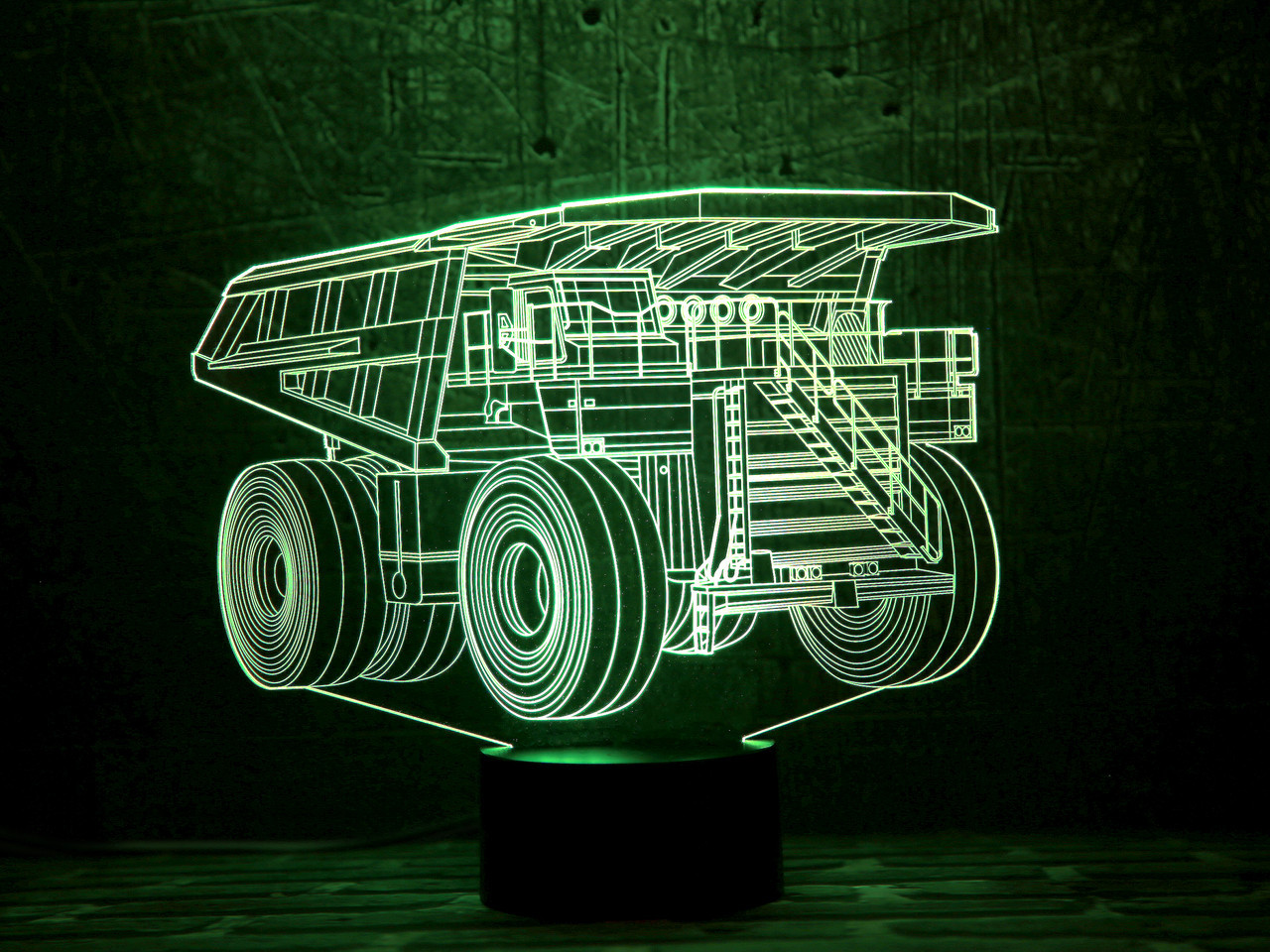Змінна пластина для 3D світильників "Автомобіль 16" 3DTOYSLAMP