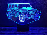 Змінна пластина для 3D світильників "Автомобіль 22" 3DTOYSLAMP, фото 3