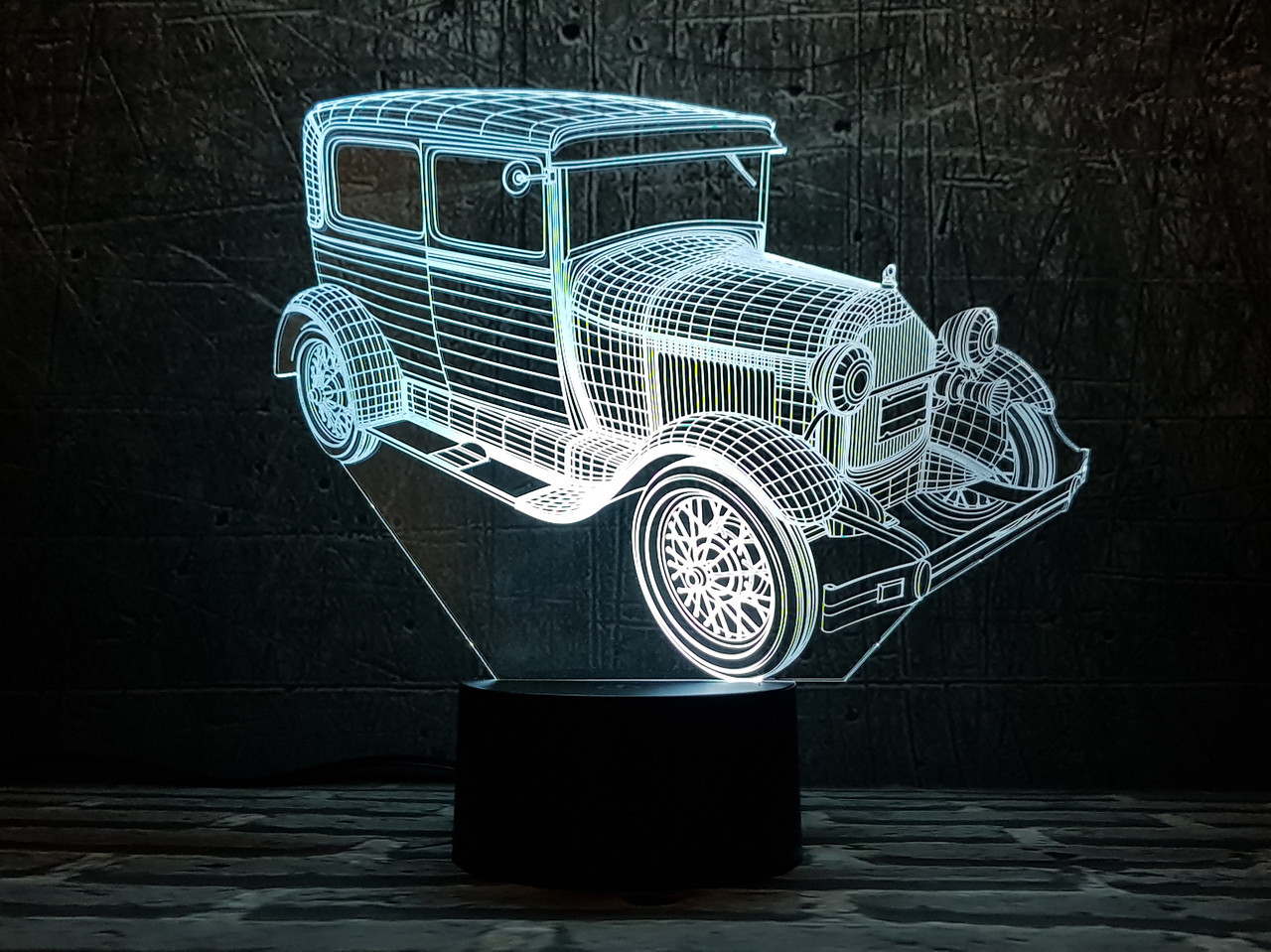 Змінна пластина для 3D світильників "Автомобіль 33" 3DTOYSLAMP