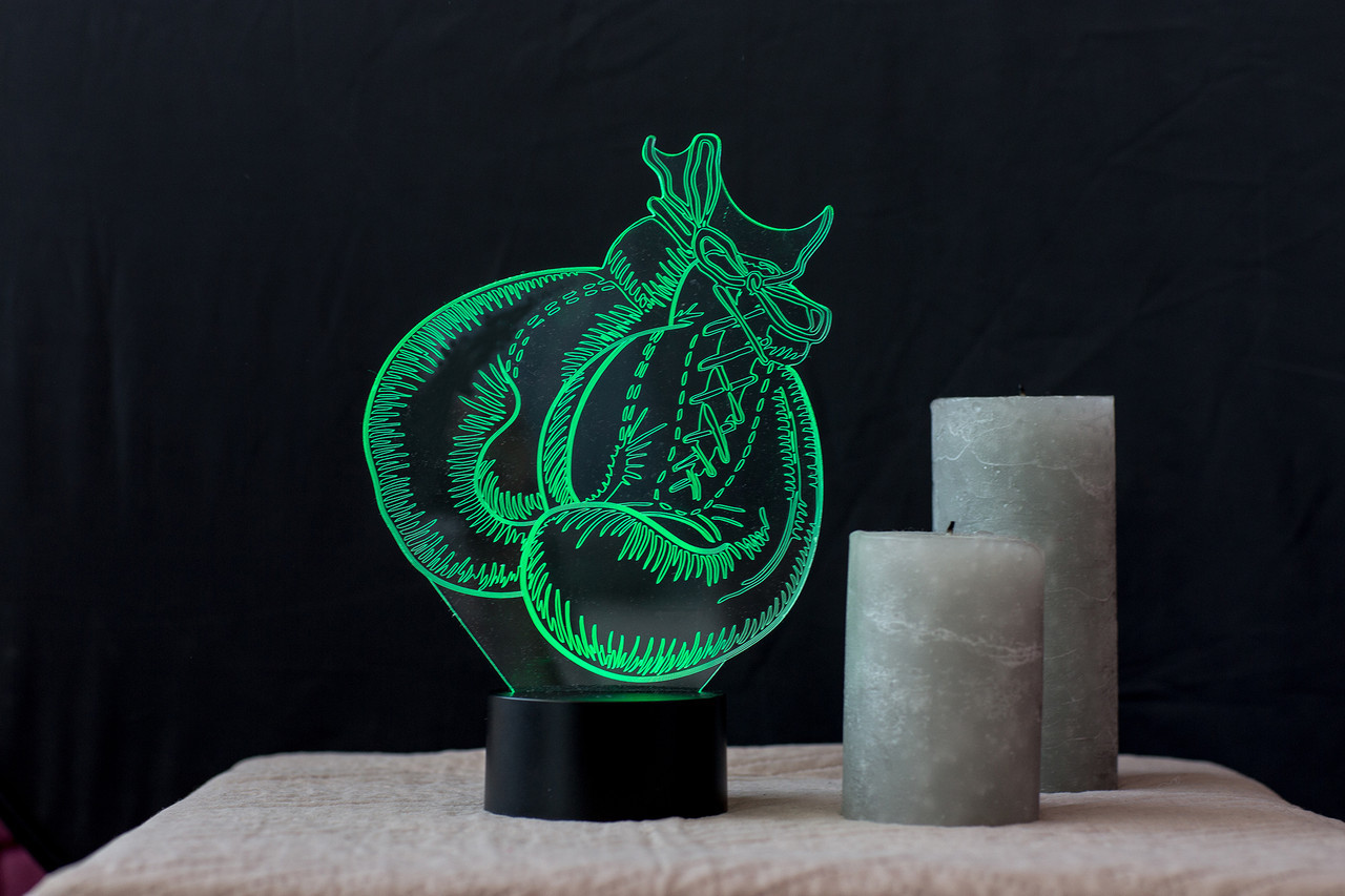 Змінна пластина для 3D світильників "Бокс" 3DTOYSLAMP, фото 1