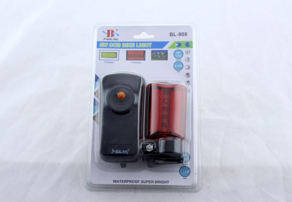 Ліхтарик BL 908 COB велосипедний