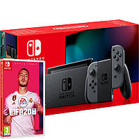 Игровая консоль Nintendo Switch Grey Bundle (игра FIFA 20)