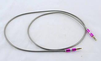 Кабель AUX 3.5mm Jack - Jack Spring COLOR