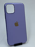 Силиконовый глянцевый чехол с логотипом для Apple iPhone 11 Pro (5,8) Сиреневый Фиолетовый