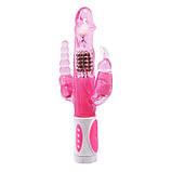 Вибратор Pretty Bunny Triple Pleasure Vibrator, фото 3