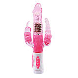 Вибратор Pretty Bunny Triple Pleasure Vibrator, фото 4
