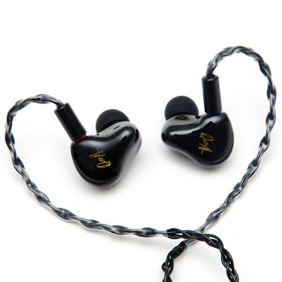 Гібридні вакуумні навушники Queen of Audio Pink Lady Black