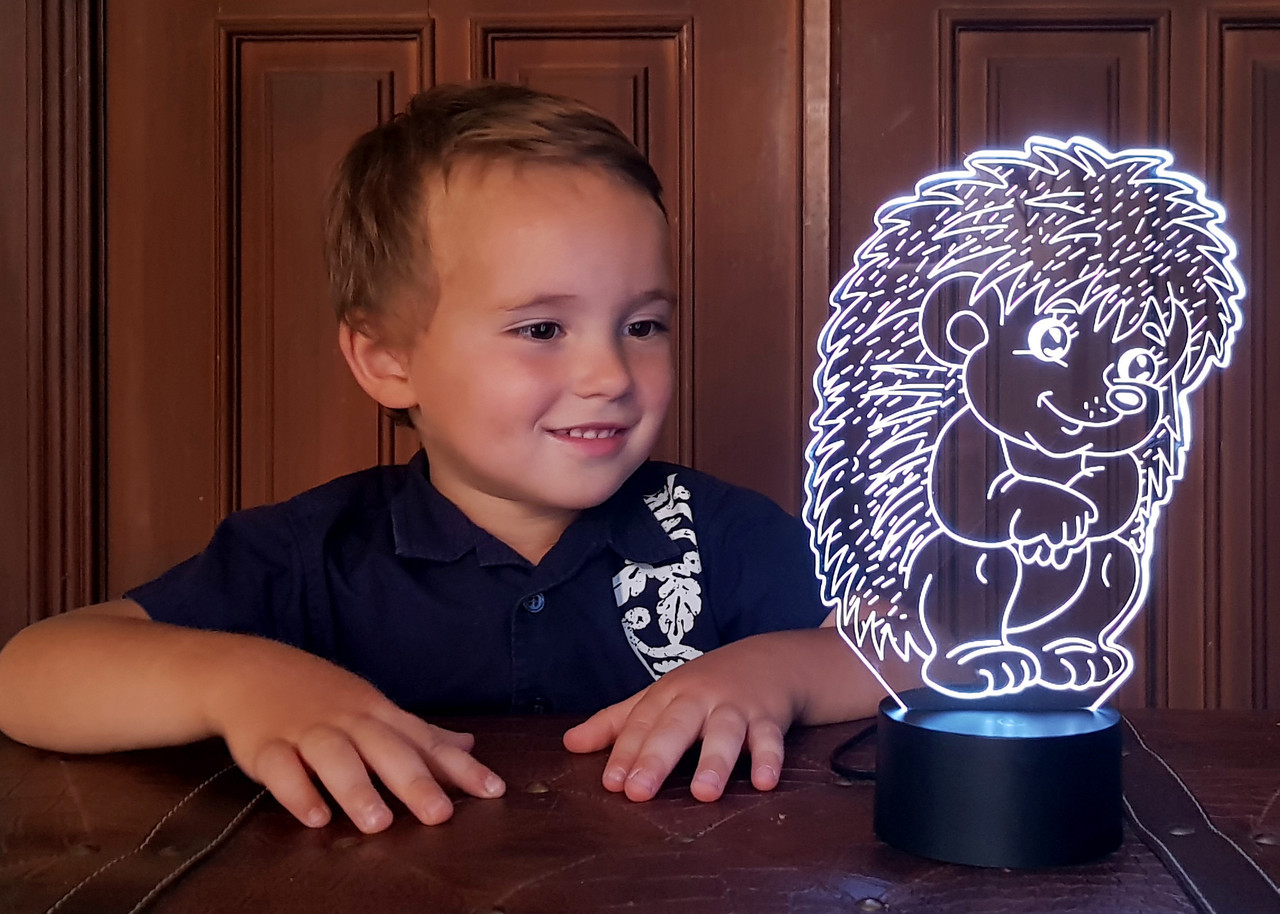 Змінна пластина для 3D світильників "Їжачок" 3DTOYSLAMP, фото 1