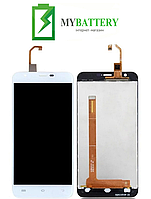 Дисплей (LCD) Oukitel U7 Plus/ U7 Max с сенсором белый