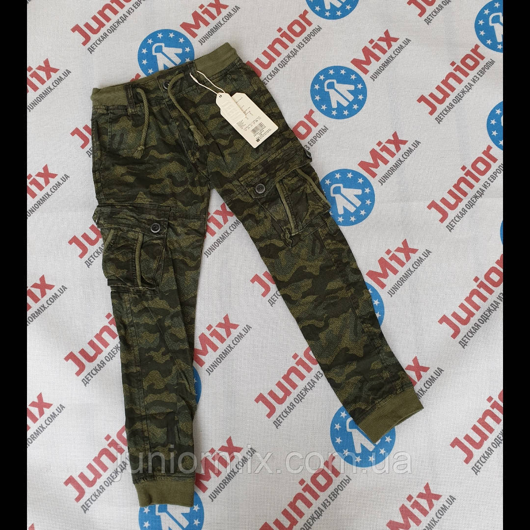 Підліткові камуфляжні котонові штани для хлопчиків оптом GRACE